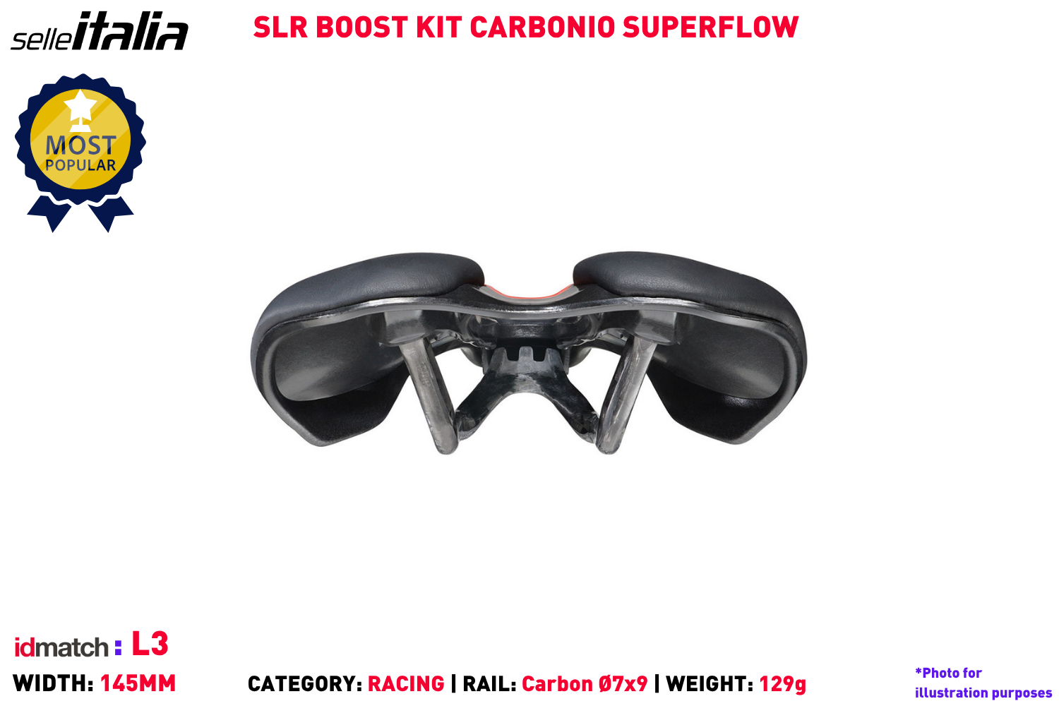 SLR Boost 3D Kit Carbonio Superflow - S3 | Hup Leong Company | The